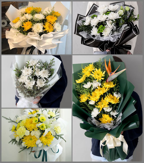 内蒙古乌海市乌达区巴音赛街道白事花束代送
